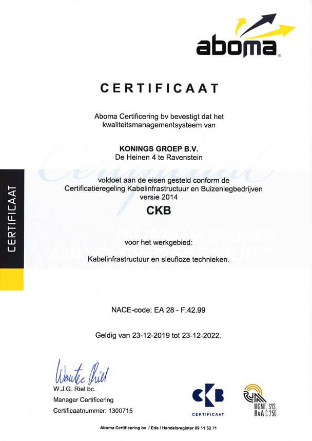 CKB certificaat