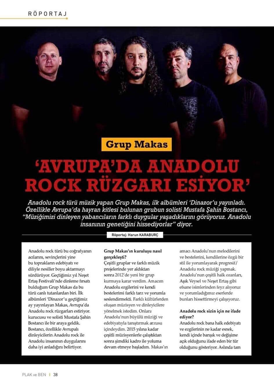 Interview with Şahin the founder of the band MAKAS